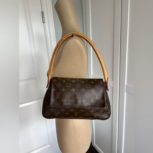 Authentic Louis Vuitton Monogram Mini Looping Bag